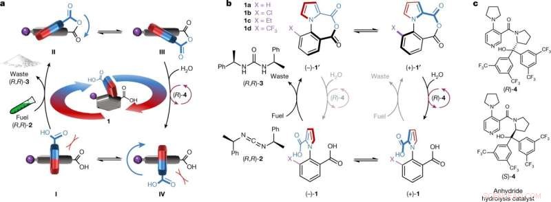 Chiral Fuel‑Powered Molecular Motor Drives Unidirectional Rotation Around a Single Covalent Bond