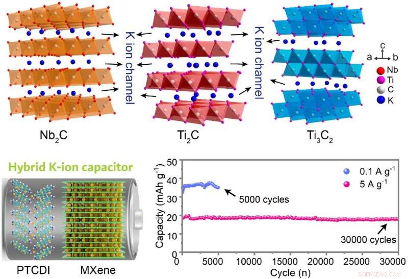 Elevating Performance in Potassium Ion Batteries with MXene Electrodes
