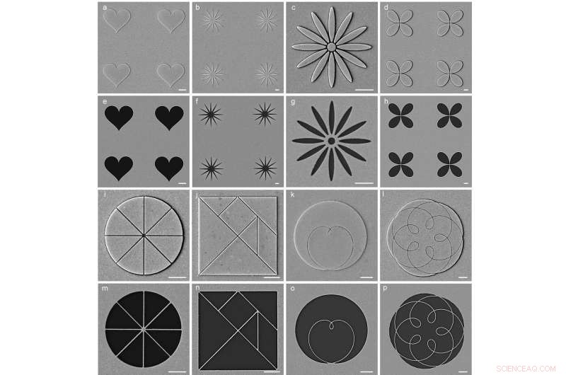 Innovative Resist Nanokirigami: A Novel Patterning Strategy for Precise Metal Micro‑Nano Structures