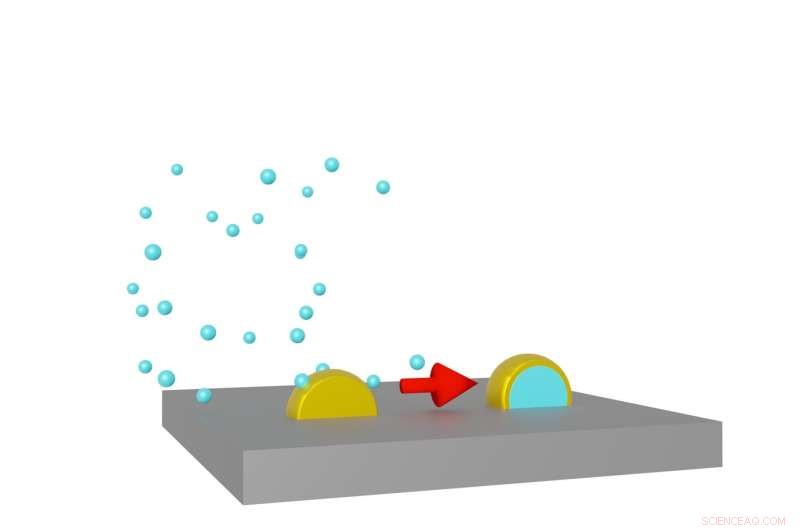 Exploring Subsurface Features of Bimetallic Nanoparticles