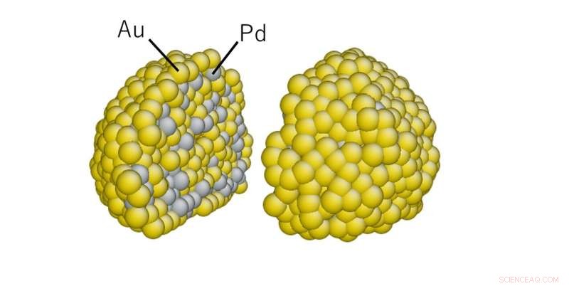 Exploring Subsurface Features of Bimetallic Nanoparticles