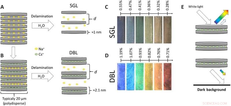 Bright, Non-Iridescent Structural Colors Achieved with Clay Mineral Nanosheets