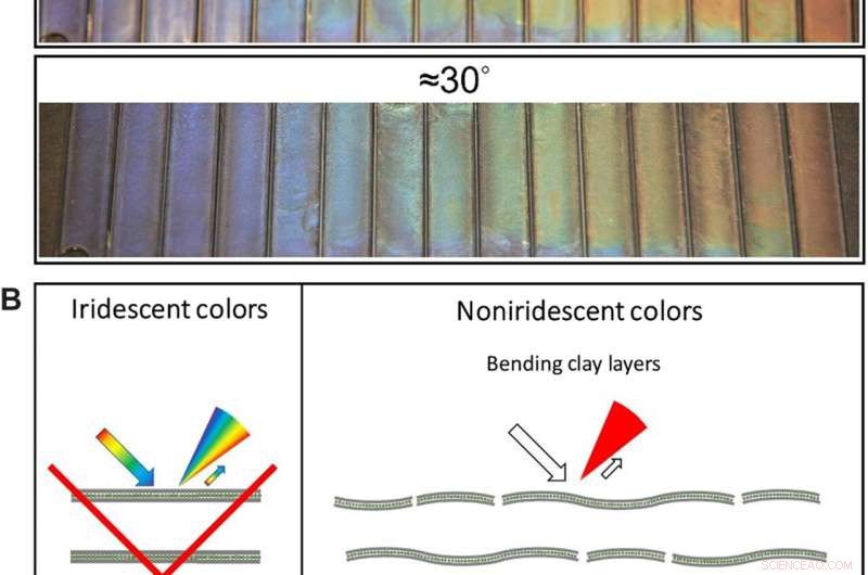 Bright, Non-Iridescent Structural Colors Achieved with Clay Mineral Nanosheets