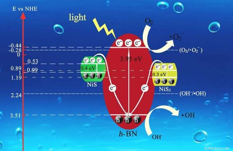 Advanced h‑BN/NiS2/NiS Nanocatalysts for Efficient Removal of Rhodamine B and Cr(VI) from Wastewater