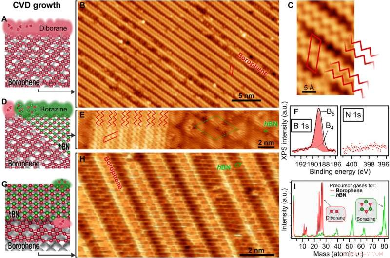 Efficient CVD Synthesis of Borophene and Borophene‑hBN Heterostructures on Ir(111)