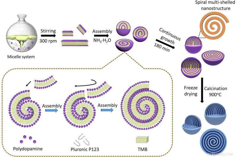 Chiral Spiral Nanocapsules: Self‑Assembly of Lamellar Micelles into Multi‑Shelled Hollow Nanospheres