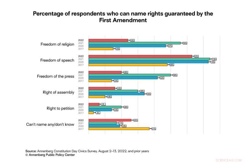 US Civics Knowledge Declines: First Amendment and Branches of Government Understanding Drops