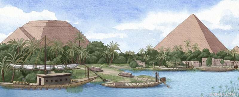New Study Reveals Ancient Khufu Nile Branch Ran Near Giza, Facilitating Pyramid Stone Transport