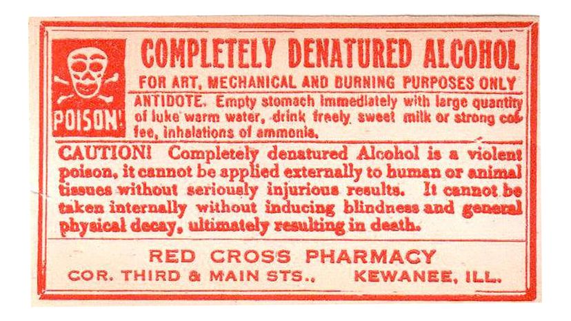Denatured Alcohol: Ideal for Camp Stoves, Unsafe for Drinks