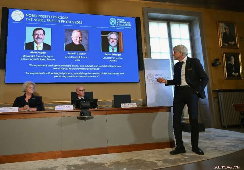 Nobel Laureates Who Demonstrated Quantum Entanglement