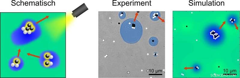 Laser-Driven Droplets Exhibit Autonomous Motion via Feedback Mechanisms