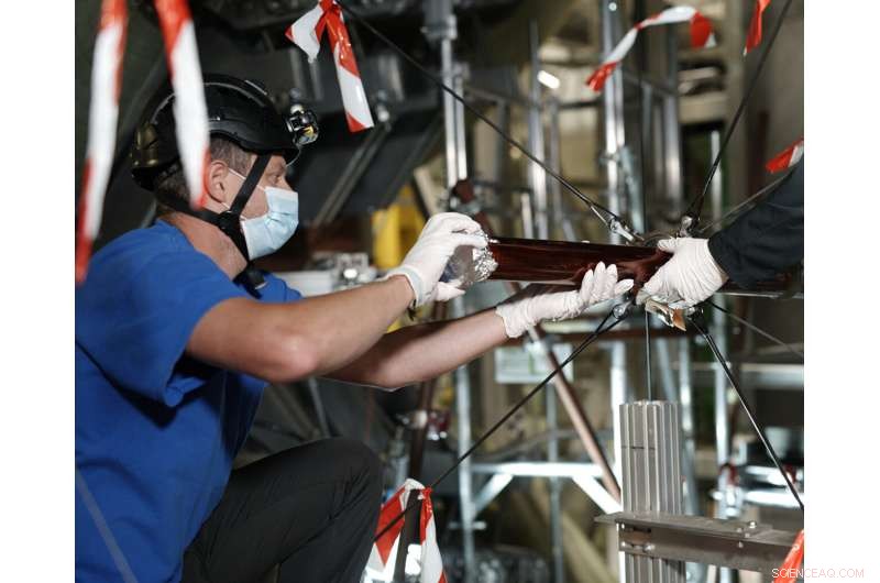 LHCb Completes Beam Pipe Installation, Advancing Particle Physics Research