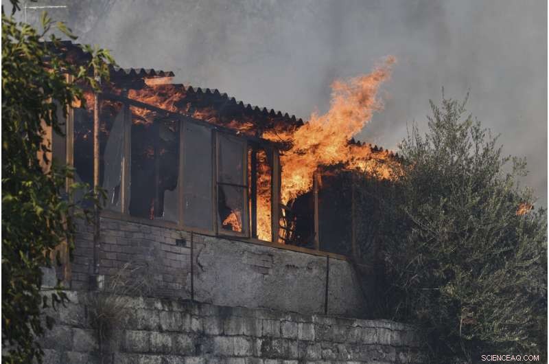 Southern Greece Fires Threaten Homes; Multiple Blazes Still Active