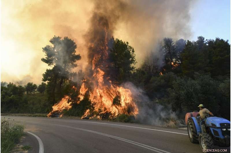 Southern Greece Fires Threaten Homes; Multiple Blazes Still Active