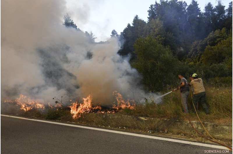 Southern Greece Fires Threaten Homes; Multiple Blazes Still Active