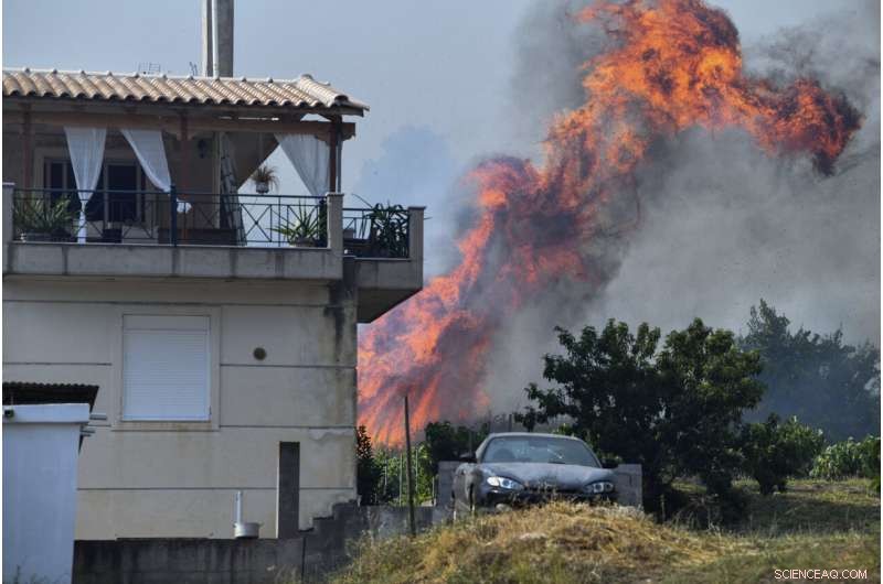 Southern Greece Fires Threaten Homes; Multiple Blazes Still Active