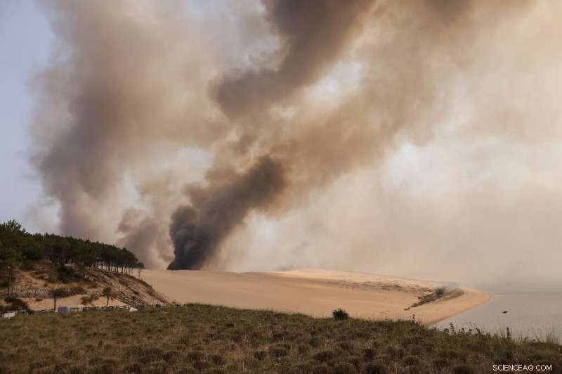 Fire Strikes Dune du Pilat, Europe s Largest Sand Dune