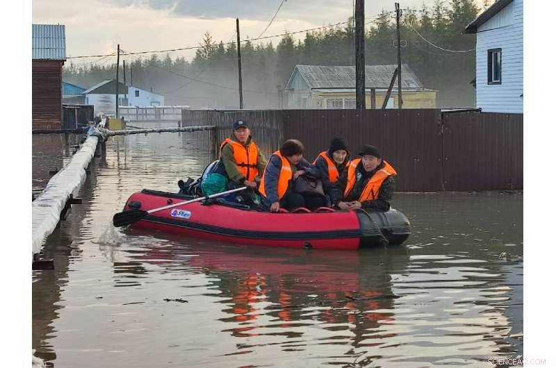 Heavy Rains Flood Yakutia Villages, Highlighting Climate Change Impact
