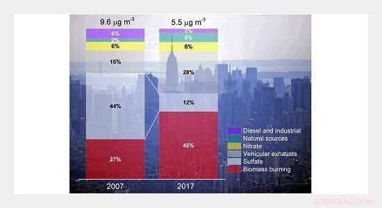 How Extreme Weather and Biomass Burning Fuel a Vicious Cycle in the New York–New Jersey Region
