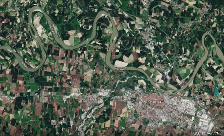 Po River Hits Record Low Levels Amid Drought