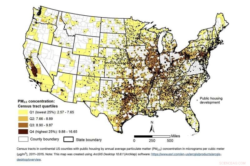 New Study Reveals Elevated Air Pollution Levels in U.S. Public Housing Communities