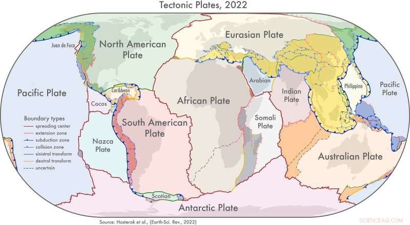 Updated Global Maps Reveal Earth s Geological Provinces and Tectonic Plate Dynamics
