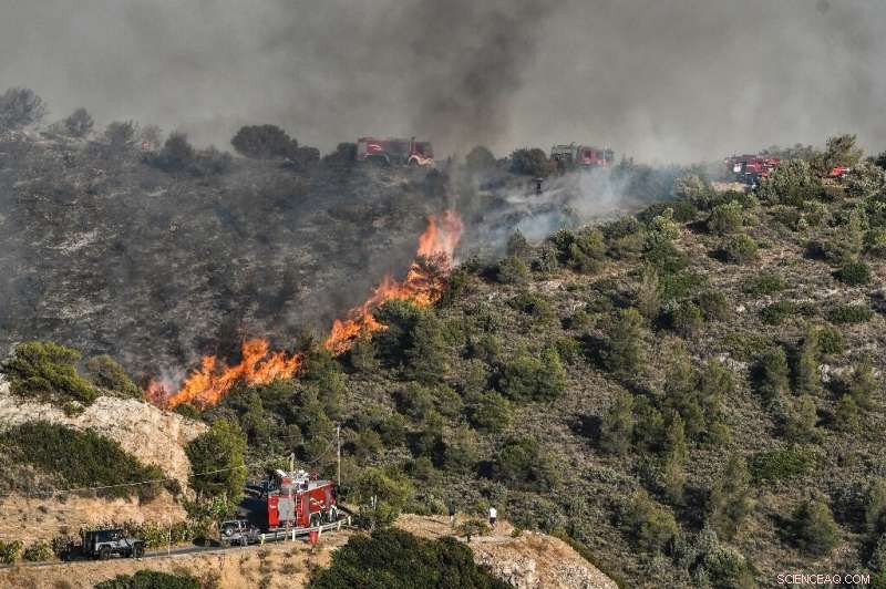 Athens Wildfire Contained: Residents Return Home as Firefighters Bring Blaze Under Control