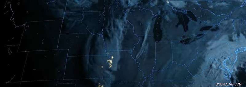 NOAA Unveils Stunning First Lightning Images from GOES‑18 s Geostationary Lightning Mapper