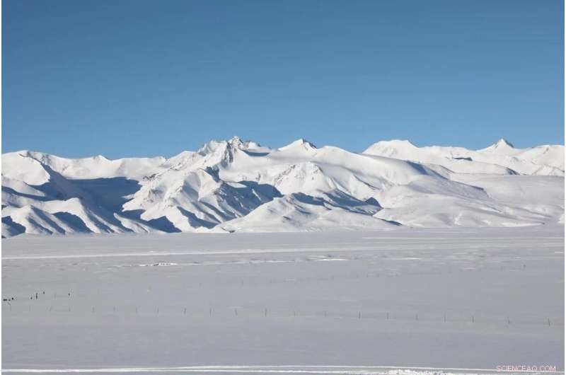 Late 1990s Tripole Pattern of Winter Precipitation Shift Near the Tibetan Plateau