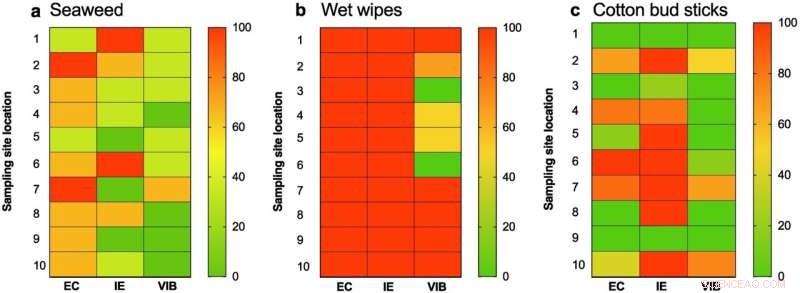 Harmful Bacteria Persist on Beach-Discards: Wet Wipes Harbor FIO and Vibrio
