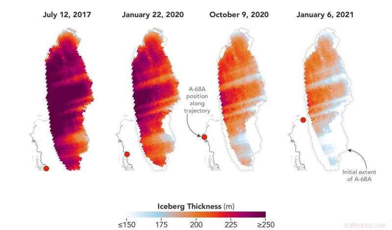 Unveiling the Fall of Antarctica s Giant Iceberg: A Detailed Study