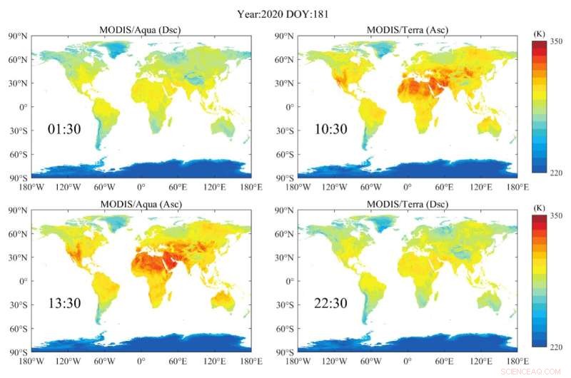 New Global Continuous Land Surface Temperature Dataset Released