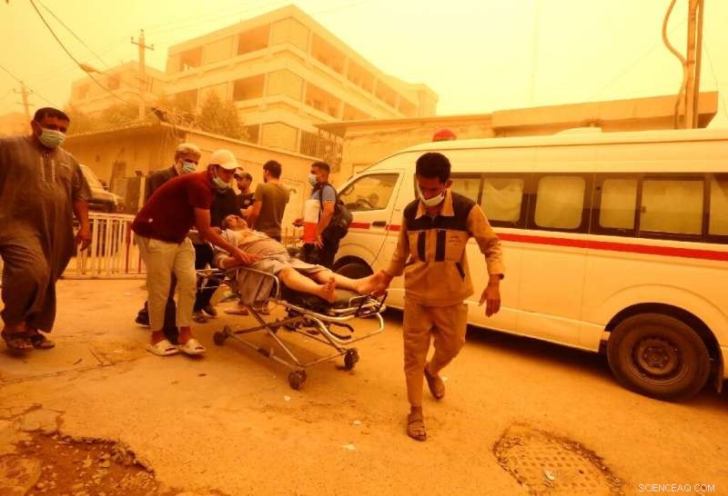 Iraq Grounded by Record Sandstorm: Hospitals Overwhelmed, Airports Shut