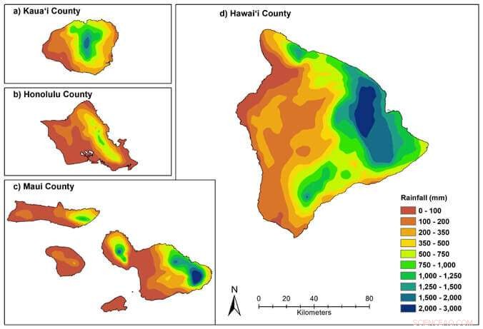 Machine Learning Enhances Accuracy of Hawaii’s Monthly Rainfall Maps