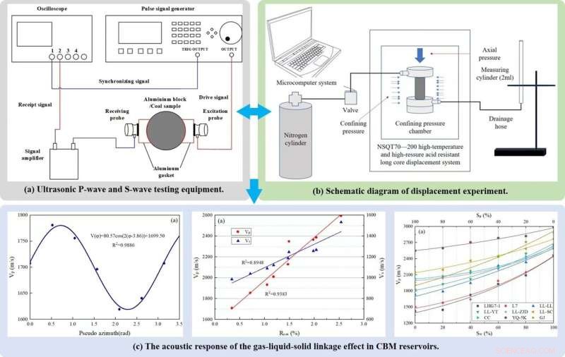 How Ultrasound Reveals the Physical Properties of Coal–Fluid Systems