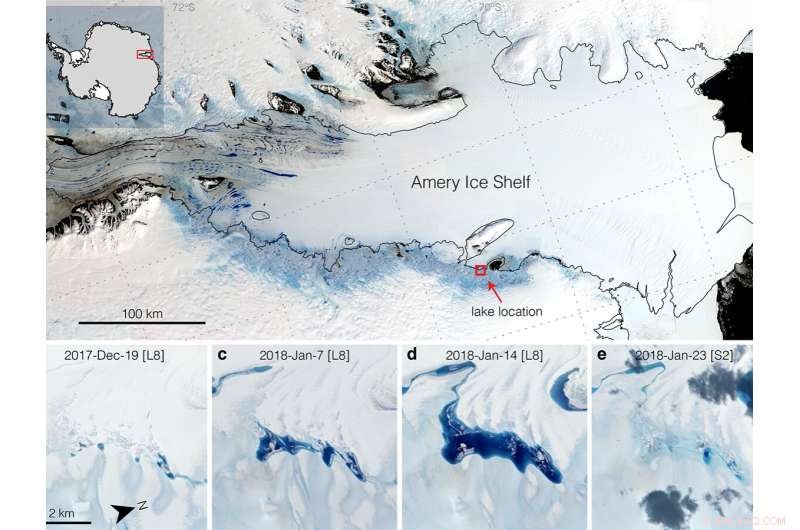 Tidal Forces and Vanishing Lakes May Strengthen Antarctica’s Ice Shelf