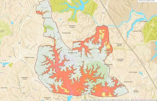 Detailed Radon Risk Map Unveiled for Williamsburg Residents