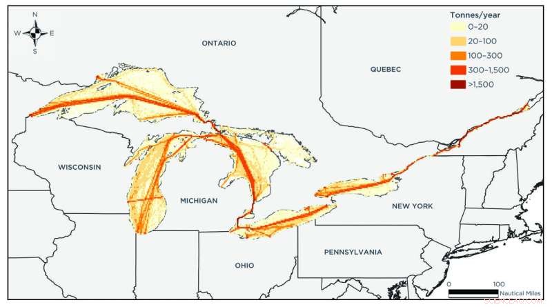 Assessing Greenhouse Gas Emissions of Vessels in the Great Lakes‑St. Lawrence Seaway