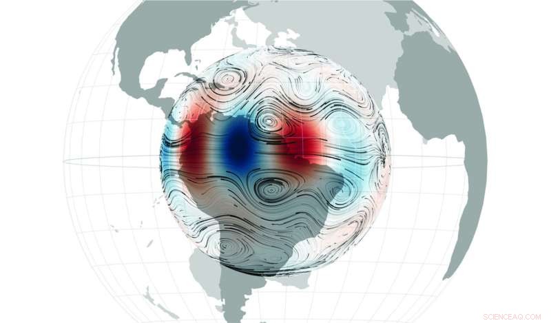 Researchers Detect Non-Axisymmetric Wavelike Patterns in Earth s Core Equatorial Zone