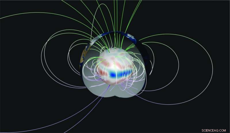 Researchers Detect Non-Axisymmetric Wavelike Patterns in Earth s Core Equatorial Zone