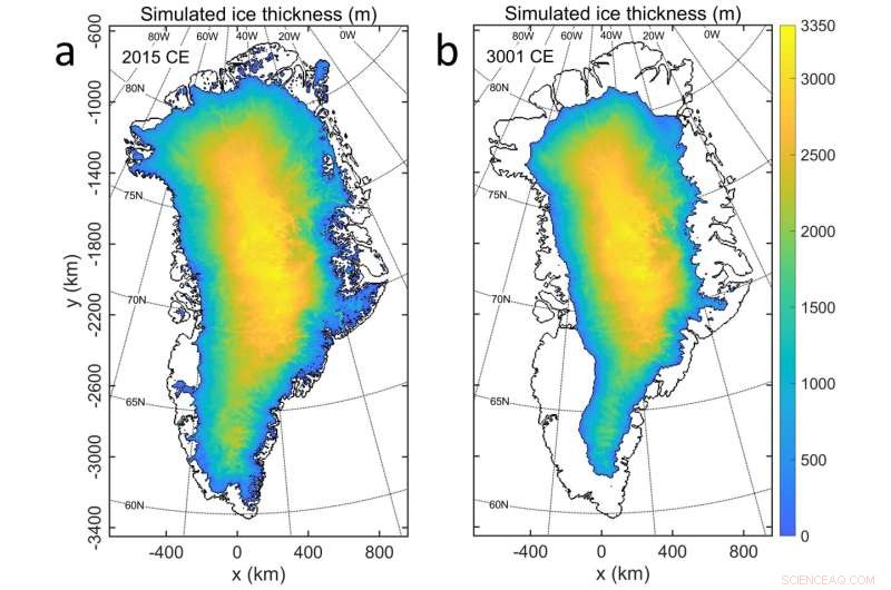 Greenland Ice Sheet Could Shrink 50% by 3000, Raising Global Sea Levels