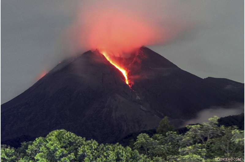 Mount Merapi Emits Lava Flow, Prompting Evacuation and Cessation of Activities