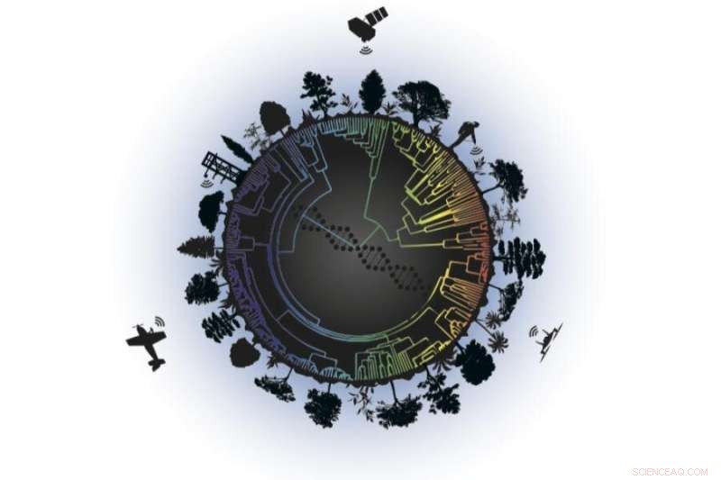 Sky-borne Spectroscopy Reveals Hidden Underground Ecosystems