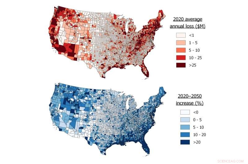 Study Reveals Climate Change Will Increase U.S. Flood Costs by Over 25% by 2050