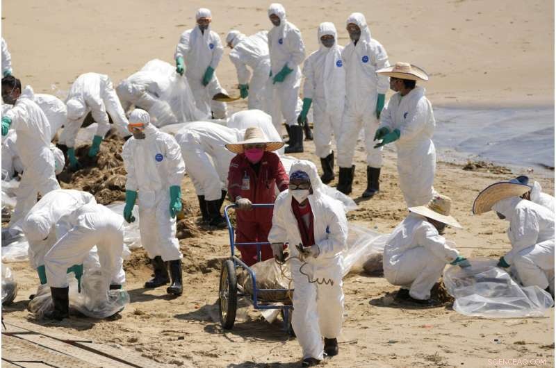 Strong Winds and Cleanup Operations Keep Oil Spill from Reaching Thailand’s Resort Island