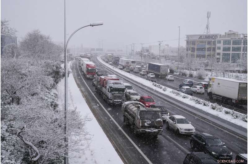 Heavy Snowstorms Strike Athens and Greek Islands Amid Severe Weather