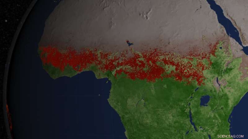 NASA Study Tracks a Decade of Rising Ammonia Pollution Across Africa