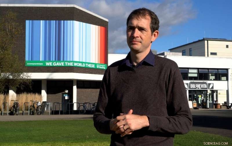 COP26 Highlights: Climate Stripes Reveal 170 Years of Global Warming Trends