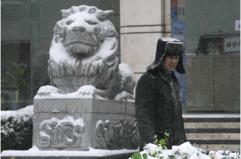 Early Snowstorm Blankets Beijing, Disrupting Travel and Roadways