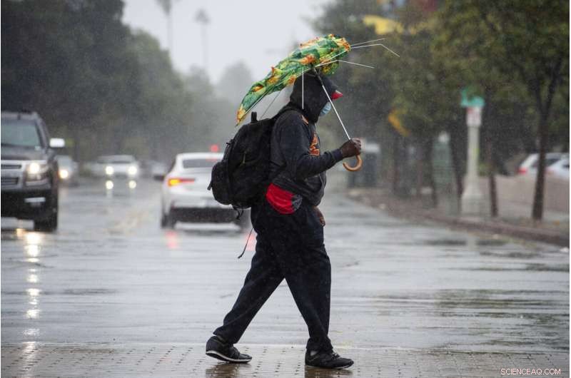 Atmospheric River Delivers Critical Rainfall to Drought-Stricken California